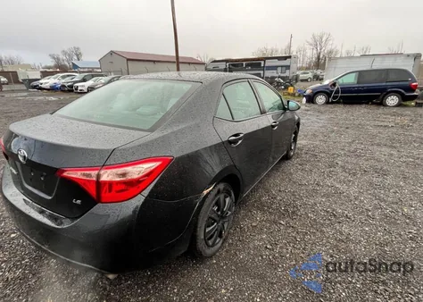 2018 Toyota Corolla Le from USA, damaged, VIN 2T1BURHE9JC116855